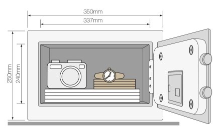 Furniture safe Yale Maximum Security Laptop YLEM/200/EG1 - 6