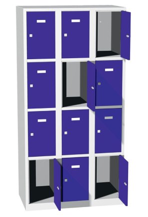 Metal cabinet with lockable boxes type A8334 - 5