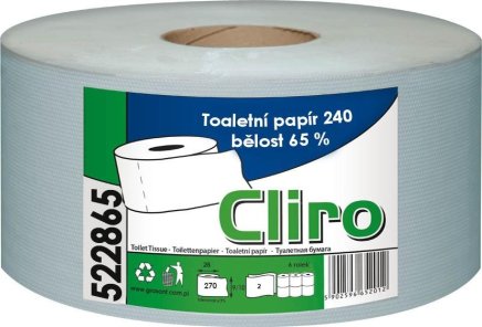 Toilet paper Jumbo Cliro 280 6 pieces