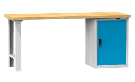 Workshop tables series C, width 2500, depth 700 or 800, height 880 or 890 mm (6 models)