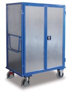 Cabinet trolley with shelves and double doors sw-800.988