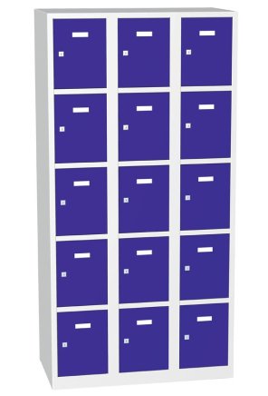 Metal cabinet with lockable boxes type A8335