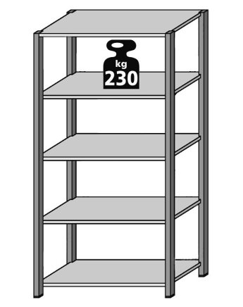 Basic shelf 3M zinc type 88731