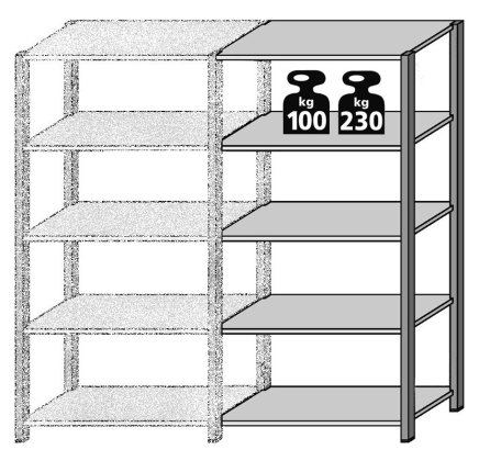 Port rack FIX RAL type 68024