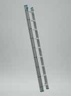 Two-part extendable ladder Eurostyle 7209