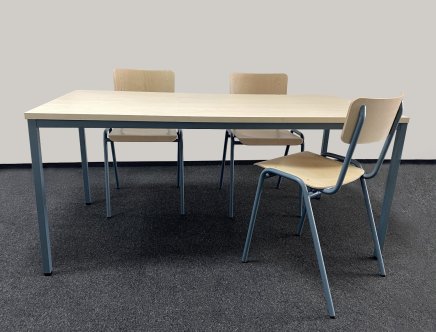 Dining set CE - 4 x chairs, 1 x table (1800 x 800 mm) - 2