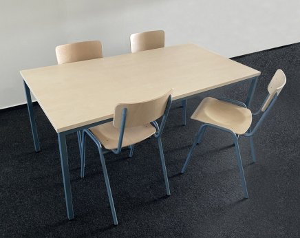 Dining set CE - 4 x chairs, 1 x table (1800 x 800 mm)