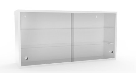 Hanging cabinet with glass sliding doors SZL (2 variants)