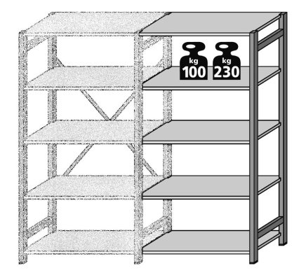 Docking shelf CLIP RAL type 67947