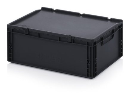 ESD Euro crate with lid 965738