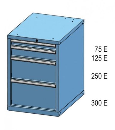 Drawer cabinet ZE 84-4 - 2