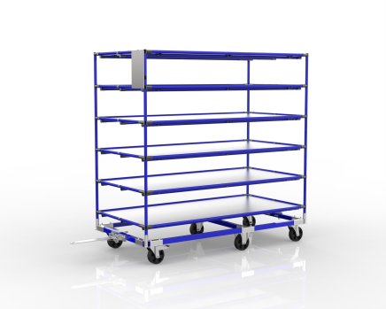 Shelf trolley made of steel chassis with superstructure 20091601 - 3