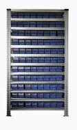 Rack with crates 100 x 115 mm - 88 pcs (4 models)