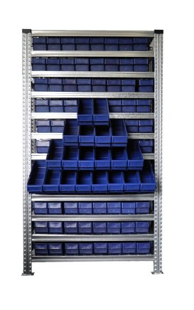 Rack with crates 100 x 115 mm - 88 pcs (4 models) - 2