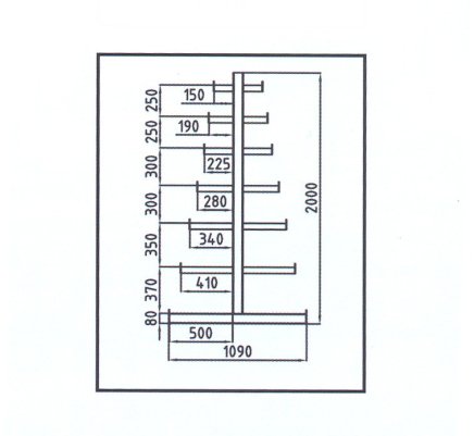 Double-sided tree shelf type 97848 - 1