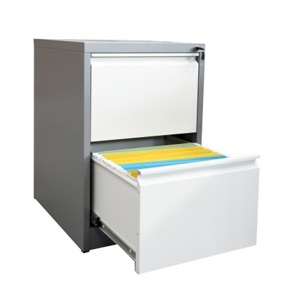 HD double-drawer filing cabinet for A4 format