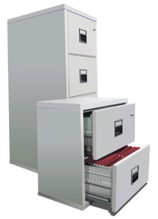 Fireproof filing cabinet Fireking UF-2-2H - 5