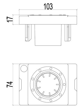 NC tool holder HSK A 50 / B 63, size E2 - 1