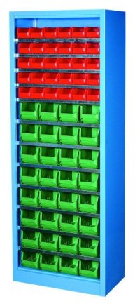 Cabinet with UK2-B2 plastic boxes - 2