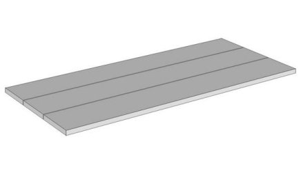 Shelf for the rack FIX galvanized type 1670