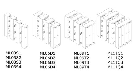 BISLEY ML06D2 wardrobe - 3