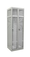 Two-compartment perforated wardrobe 22368