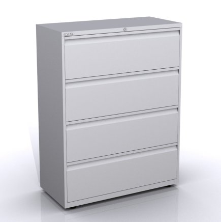 Metal filing cabinet with four drawers SYC10/0/4