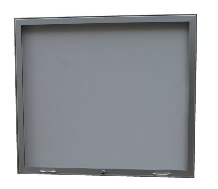 One-wing single-sided display case H40 with struts - 18 x A4