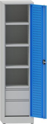 Workshop cabinet with drawers