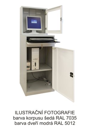 Computer cabinet SmK 4a RAL7035/5012