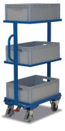 Trolley with plastic crates type sw-400.804