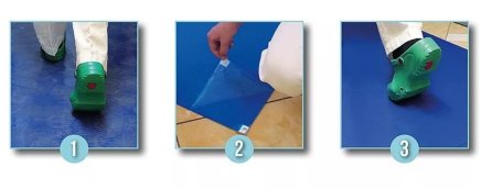 Blue sticky disinfectant antibacterial mat Sticky Mat (9 models) - 1