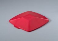 Lid for basket DURABIN SQUARE 40 - color red