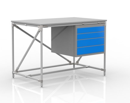 Workshop table with container with four drawers 24040533 (3 models)