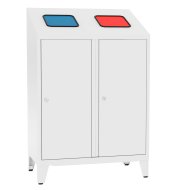 Double waste bin for sorted waste MPO 02k