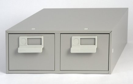 Card filing cabinet metal Bisley FCB24 - 5