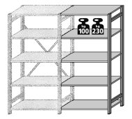 Docking rack CLIP galvanized type 14299