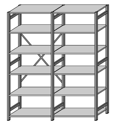 Extension rack 3M zinc type 88746 - 9