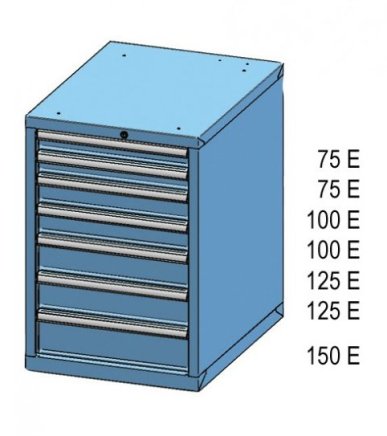 Drawer cabinet ZE 84-7 - 2