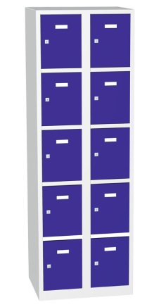 Metal cabinet with lockable boxes type A8235