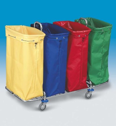 Textile bags for cleaning/handling/recycling carts - 2