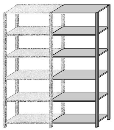 Port rack FIX galvanized type 2166 - 2