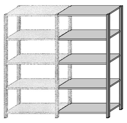 Port rack FIX galvanized type 2166 - 3