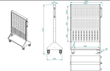 Frame of double-sided mobile panel PSZ_22_B - 2