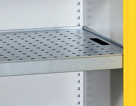 Shelf with grate and collection tray SCH VAN 03PZ