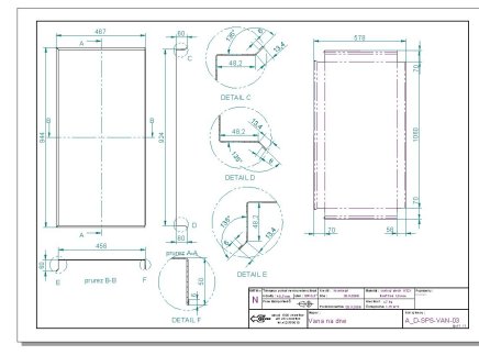 Shelf with grate and collection tray SCH VAN 03PZ - 1