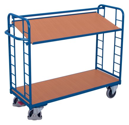 Storied trolley with sloping shelves sw-640.200