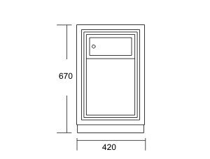 Safe box B2111 - 2