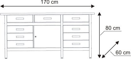 Workshop workbench 4805 - 3