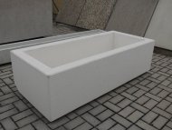 Concrete rectangular flower pot 500 x 1500 x 500